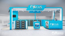 ออกแบบ ผลิต และติดตั้งร้าน : ร้าน Focus Shop ห้างฯ The Mall บางกะปิ กทม.
